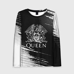 Лонгслив женский Queen герб квин, цвет: 3D-принт