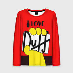 Женский лонгслив Love Duff