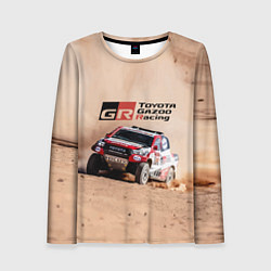 Лонгслив женский Toyota Gazoo Racing Desert Rally, цвет: 3D-принт