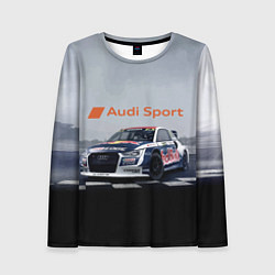 Лонгслив женский Ауди Спорт Гоночная команда Audi sport Racing team, цвет: 3D-принт