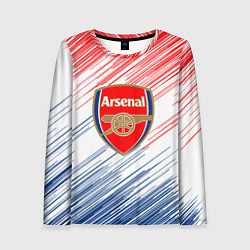 Женский лонгслив Арсенал arsenal logo