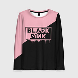 Лонгслив женский BLACKPINK BIG LOGO, цвет: 3D-принт