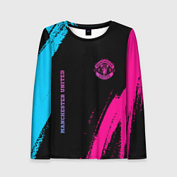 Женский лонгслив Manchester United Neon Gradient