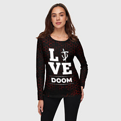 Лонгслив женский Doom Love Классика, цвет: 3D-принт — фото 2