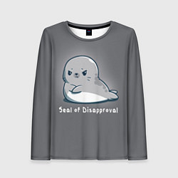 Лонгслив женский Seal of Disapproval, цвет: 3D-принт