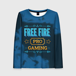 Лонгслив женский Игра Free Fire: PRO Gaming, цвет: 3D-принт