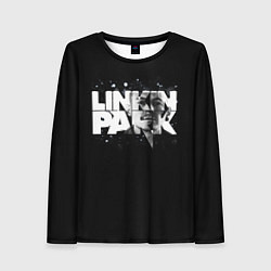 Лонгслив женский Linkin Park логотип с фото, цвет: 3D-принт
