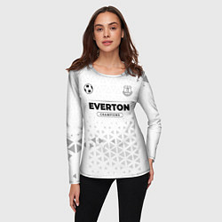 Лонгслив женский Everton Champions Униформа, цвет: 3D-принт — фото 2