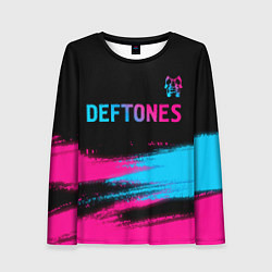 Лонгслив женский Deftones Neon Gradient, цвет: 3D-принт