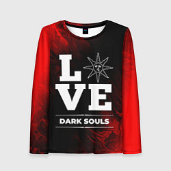 Лонгслив женский Dark Souls Love Классика, цвет: 3D-принт