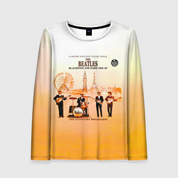 Лонгслив женский The Beatles Blackpool And Paris 1964-65, цвет: 3D-принт