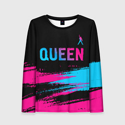 Лонгслив женский Queen Neon Gradient, цвет: 3D-принт