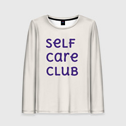 Лонгслив женский Self care club, цвет: 3D-принт