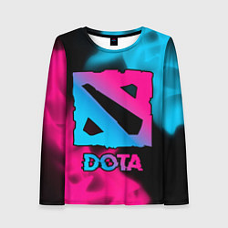 Лонгслив женский Dota Neon Gradient, цвет: 3D-принт