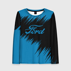 Лонгслив женский Ford focus, цвет: 3D-принт