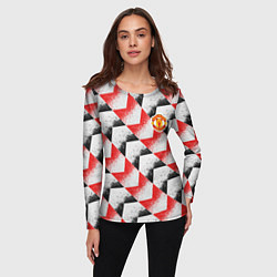 Лонгслив женский Manchester United - Pre Match Top 202223, цвет: 3D-принт — фото 2