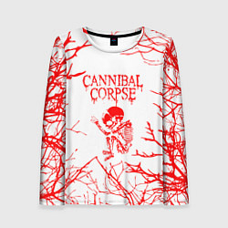 Лонгслив женский Cannibal Corpse ветки, цвет: 3D-принт
