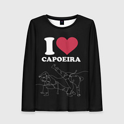 Лонгслив женский I love Capoeira Battle line, цвет: 3D-принт