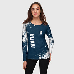 Лонгслив женский Mafia - соты, цвет: 3D-принт — фото 2