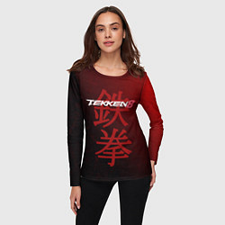 Лонгслив женский Tekken 8 - logo, цвет: 3D-принт — фото 2