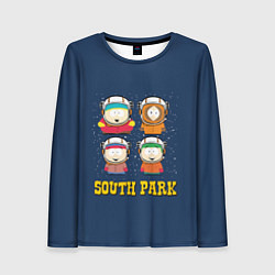 Лонгслив женский South park космонавты, цвет: 3D-принт