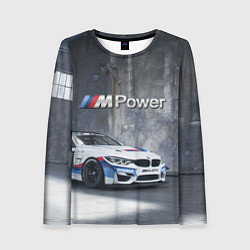Лонгслив женский BMW M4 GT4 - racing team - motorsport, цвет: 3D-принт