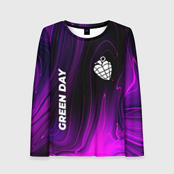 Женский лонгслив Green Day violet plasma