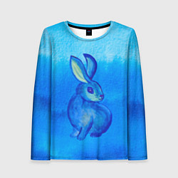 Лонгслив женский Водяной кролик символ 2023, цвет: 3D-принт