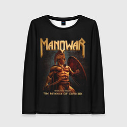 Лонгслив женский Manowar rock, цвет: 3D-принт