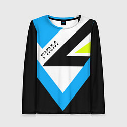 Лонгслив женский FIRM спортик, цвет: 3D-принт