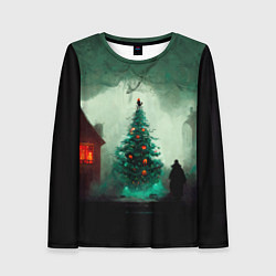 Женский лонгслив Тёмное рождество