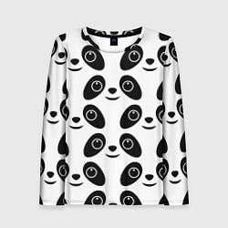 Женский лонгслив Panda bing dun dun