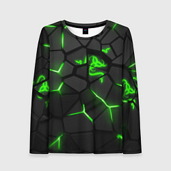 Женский лонгслив Razer green neon