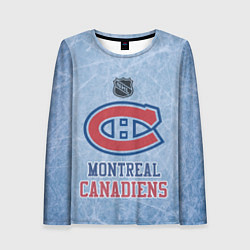 Лонгслив женский Montreal Canadiens - NHL, цвет: 3D-принт