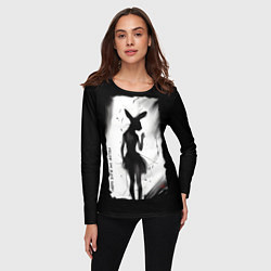 Лонгслив женский Крольчиха в юбке, цвет: 3D-принт — фото 2