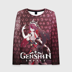 Лонгслив женский Розария элементали, цвет: 3D-принт