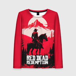 Лонгслив женский Red Dead Redemption, mountain, цвет: 3D-принт