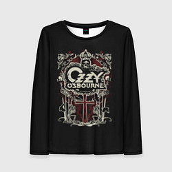 Лонгслив женский Ozzy Osbourne logo, цвет: 3D-принт
