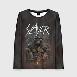 Лонгслив женский Slayer rock monster, цвет: 3D-принт