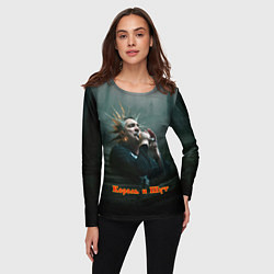 Лонгслив женский Горшок с микрофоном КиШ, цвет: 3D-принт — фото 2
