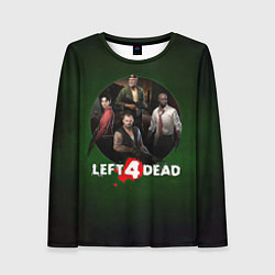 Лонгслив женский Left 4 dead команда, цвет: 3D-принт