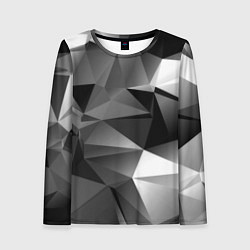 Женский лонгслив Geometry grey ship