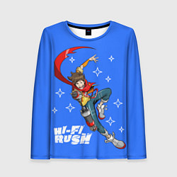 Лонгслив женский Меломан Чай - Hi fi rush, цвет: 3D-принт