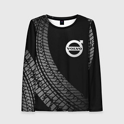 Женский лонгслив Volvo tire tracks