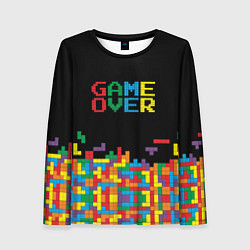 Женский лонгслив Game over