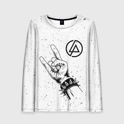 Лонгслив женский Linkin Park и рок символ, цвет: 3D-принт