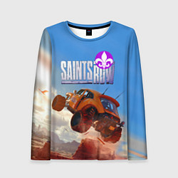 Женский лонгслив Saints Row - extreme driving - shooter