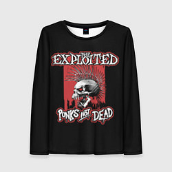 Женский лонгслив Exploited - punks not dead