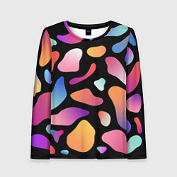 Женский лонгслив Fashionable colorful pattern