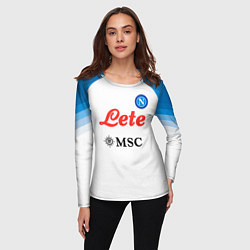 Лонгслив женский Виктор Осимхен Наполи форма 2223 гостевая, цвет: 3D-принт — фото 2